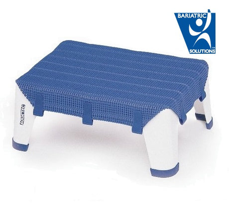 Tabouret de bain Aquatec Step bleu (avec housse)