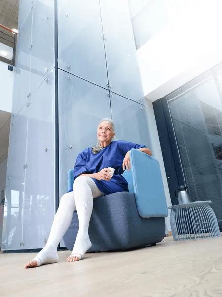 Bas Venoflex Clinic Classe 1 porté