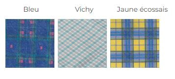 Coloris des bavoirs imperméables et réutilisables pour adulte