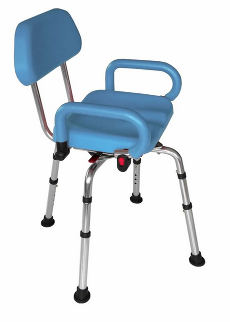 Chaise de douche Austra tournée