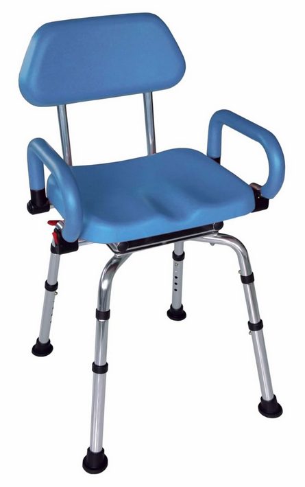 Chaise de douche Austra pivotante