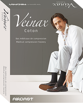 Chaussettes contention Veinax Coton homme Classe 2