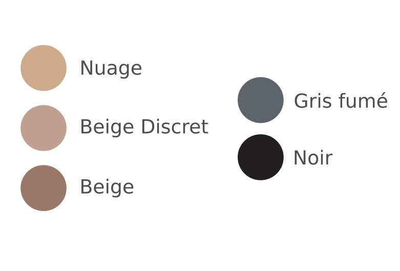 Coloris bas de contention Veinax Transparent classe 2