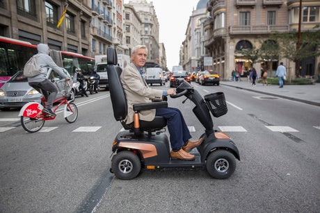 Scooter Invacare Comet Pro Cuivre anodisé