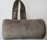 Coussin têtière cale nuque taupe