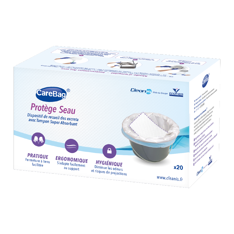 Sacs protège seau avec tampon super-absorbant