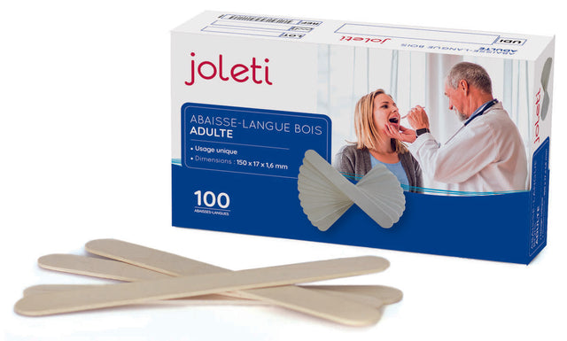 Abaisse-langue en bois adulte