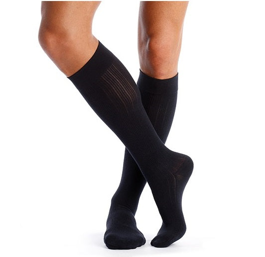 Chaussettes noires Venoflex City Confort Coton 