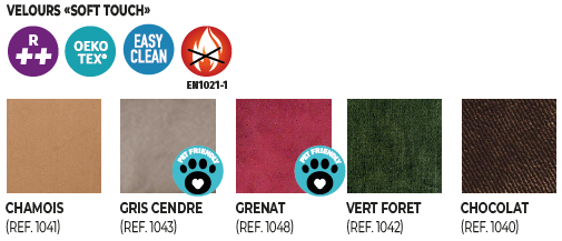 Coloris du fauteuil bi moteurs premium Medtrade