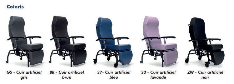 Coloris disponibles fauteuil Normandie Vermeiren