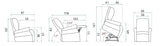 Dimensions Fauteuil Calvin Seniortys