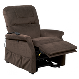 Fauteuil releveur Confort Premium 1 moteur coloris Marron