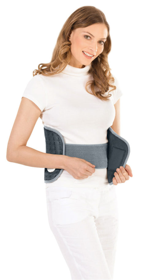 Fermeture par Velcro de la ceinture chauffante polaire