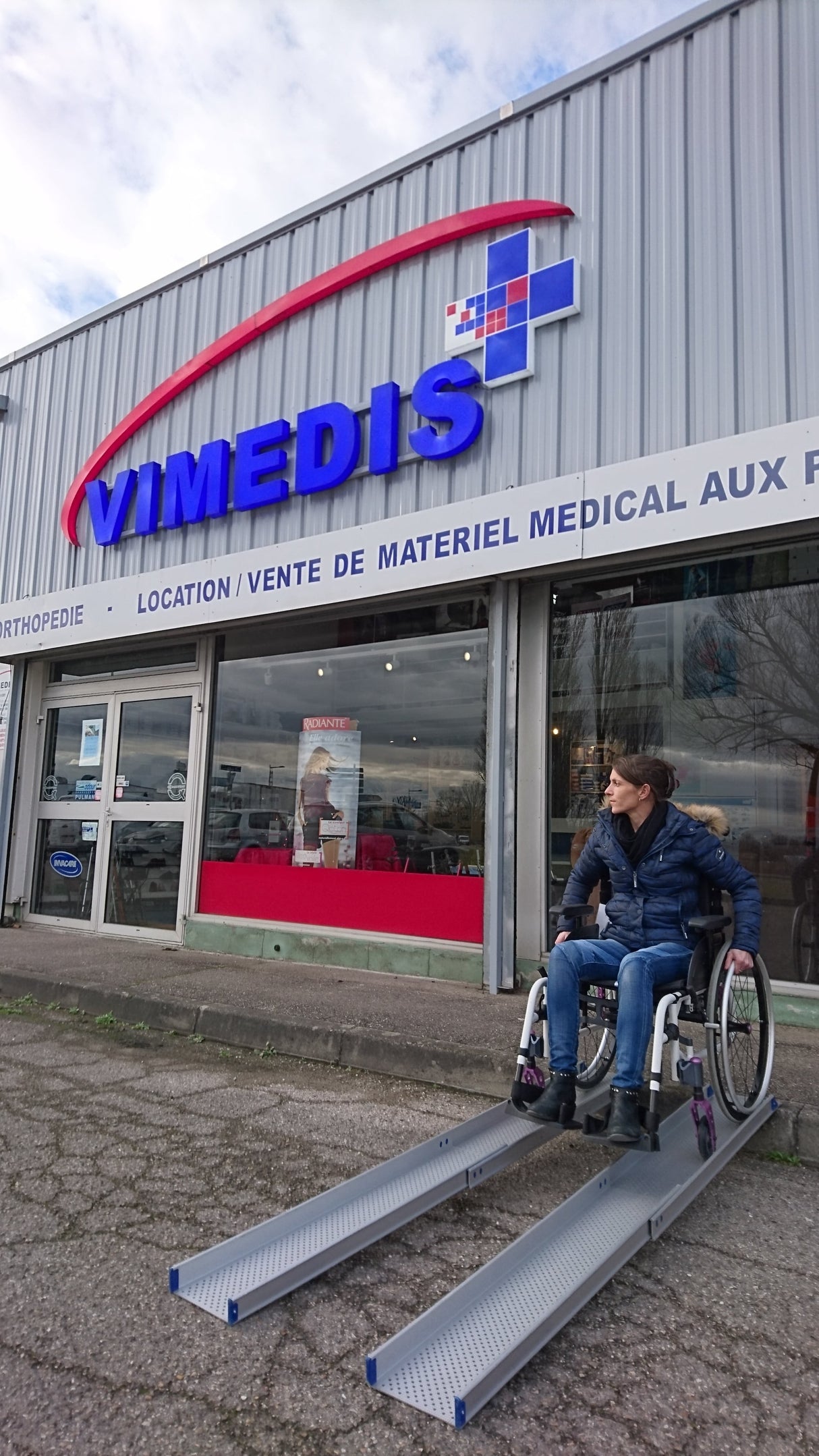 Location de rampe PMR téléscopique (paire)