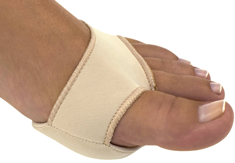Protection plantaire en silicone et tissu coussinet pedisoft