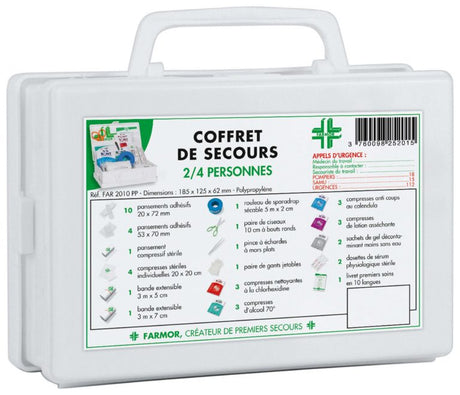 Coffret de secours 2/4 personnes