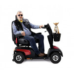 Scooter Invacare Comet Ultra coloris rouge