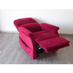 Fauteuil releveur électrique Confort Premium 2 moteurs en coloris Merlot