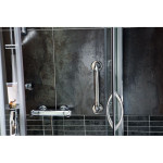 Barre d'appui en inox 60 cm dans douche