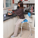 Tabouret + dossier haut multiusage pour la cuisine