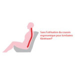 Positionnement sans coussin lombaire