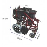 Encombrement du fauteuil Stan