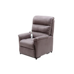 Fauteuil releveur Perle 1 moteur en tissu chiné gris