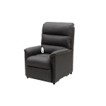 Fauteuil releveur Perle 1 moteur en microfibre Taupe