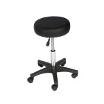 Tabouret d'examen réglable en nylon noir