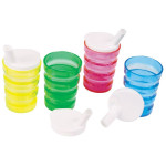 Pack multicolore de verre anti-renversement