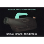 Urinal anti-reflux pour homme avec anse phosphorescente