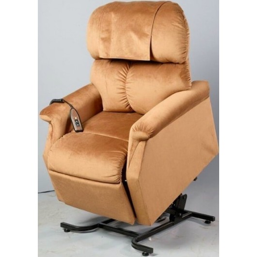 Fauteuil releveur électrique 1 moteur CONFORT PLUS MINI Cognac