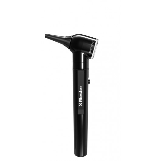 Otoscope e-scope Riester, fibres optiques, lampe LED 3.7V