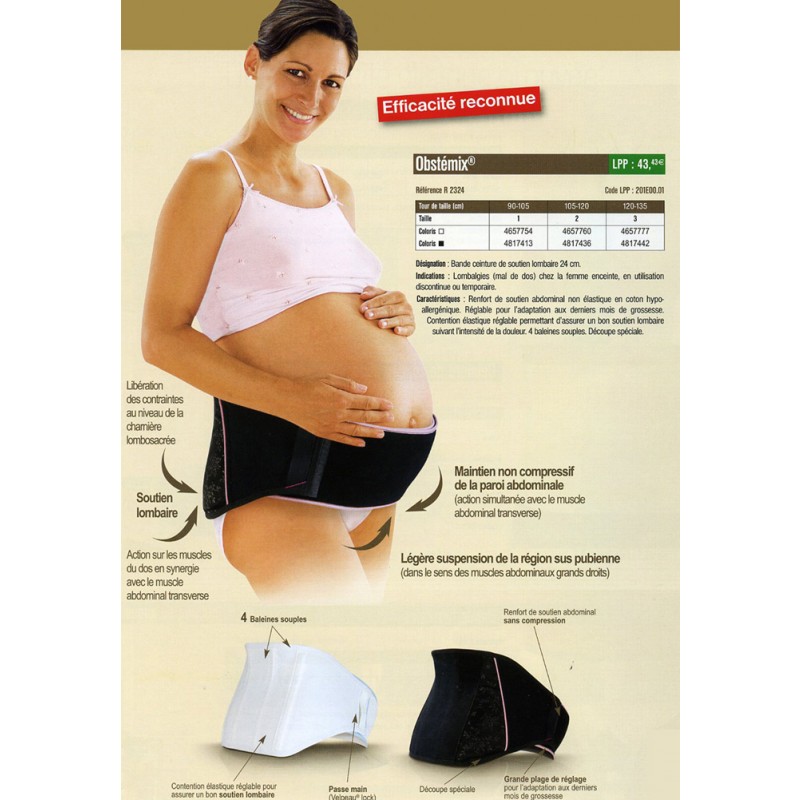 Bande ceinture de maternit Obstemix Velpeau Vimedis