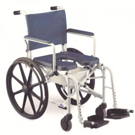 Fauteuil roulant de douche et de toilette pliant Invacare Lima grandes roues