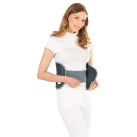 Fermeture par Velcro de la ceinture chauffante polaire