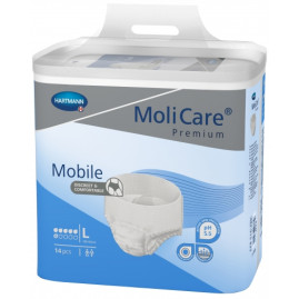 Slips absorbants Molicare Premium Mobile 6 gouttes en taille L