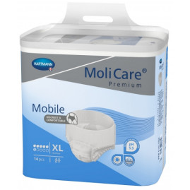 Slips absorbants Molicare Premium Mobile 6 gouttes en taille XL