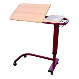 Table de lit Kalisto couleur bordeaux