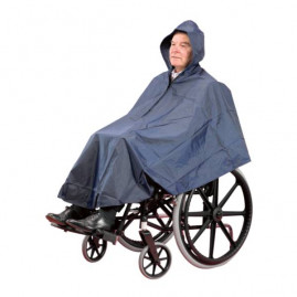 Cape imperméable pour fauteuil roulant