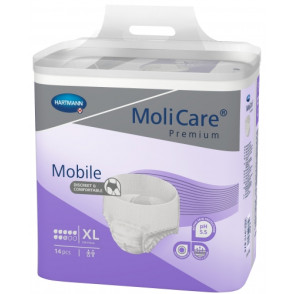 Slips absorbants Molicare Premium Mobile 8 gouttes Extra Large 