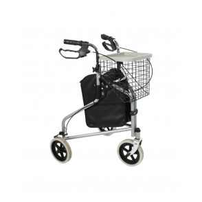 Rollator 3 roues pliant