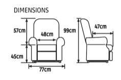 Dimensions Confort Plus Mini bi-moteurs