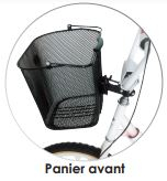 Panier avant pour tricycle